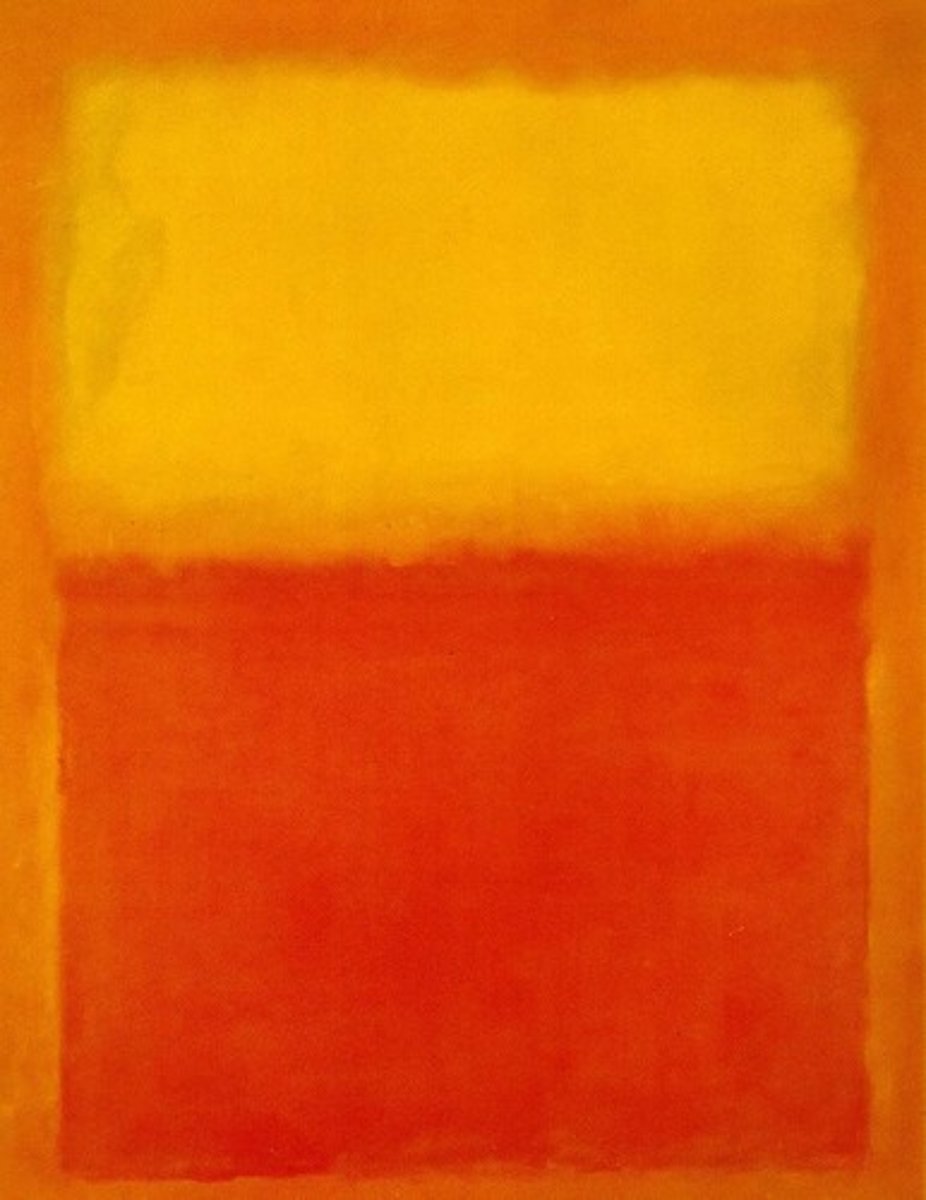 <p>use of overlapping and interacting and interacting areas of thin washes of flat color; huge canvases that treat the surface as a field of vision</p>