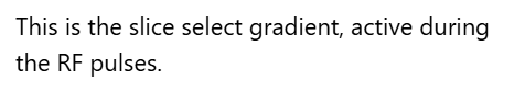 <p>E. Slice select gradient</p>