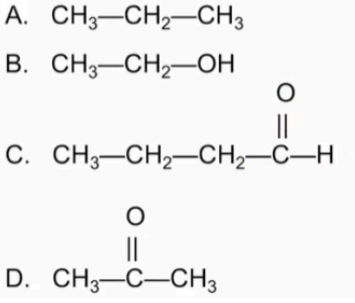 <p>Indicate if each of the following is or is not soluble in water:</p>