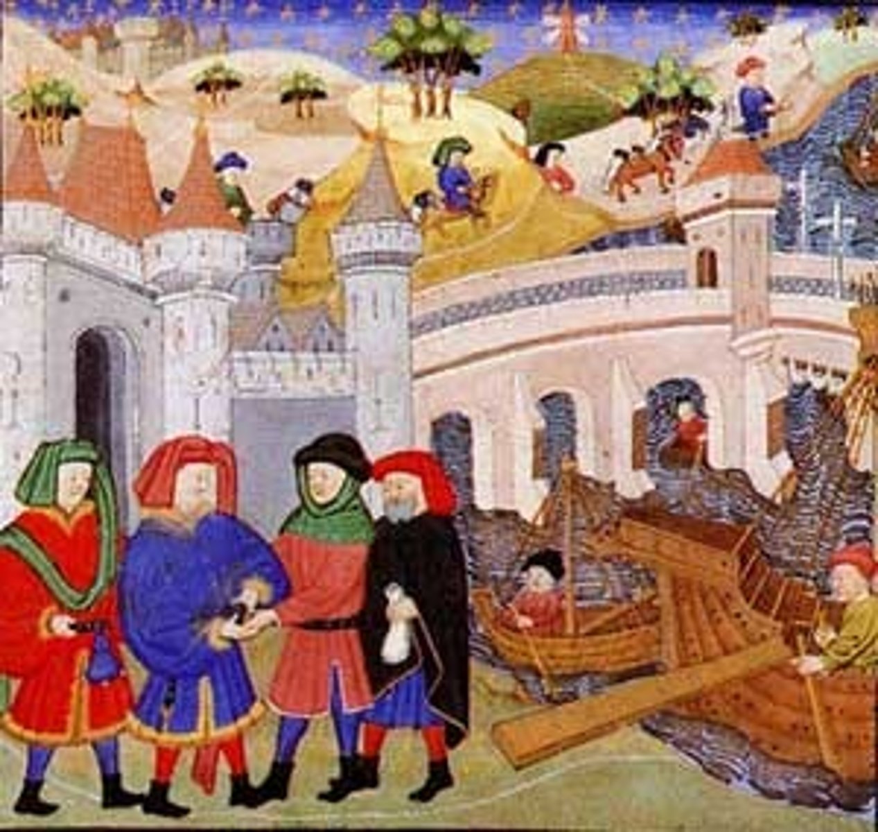 <p>City-dwelling merchants, factory owners, and professionals</p>