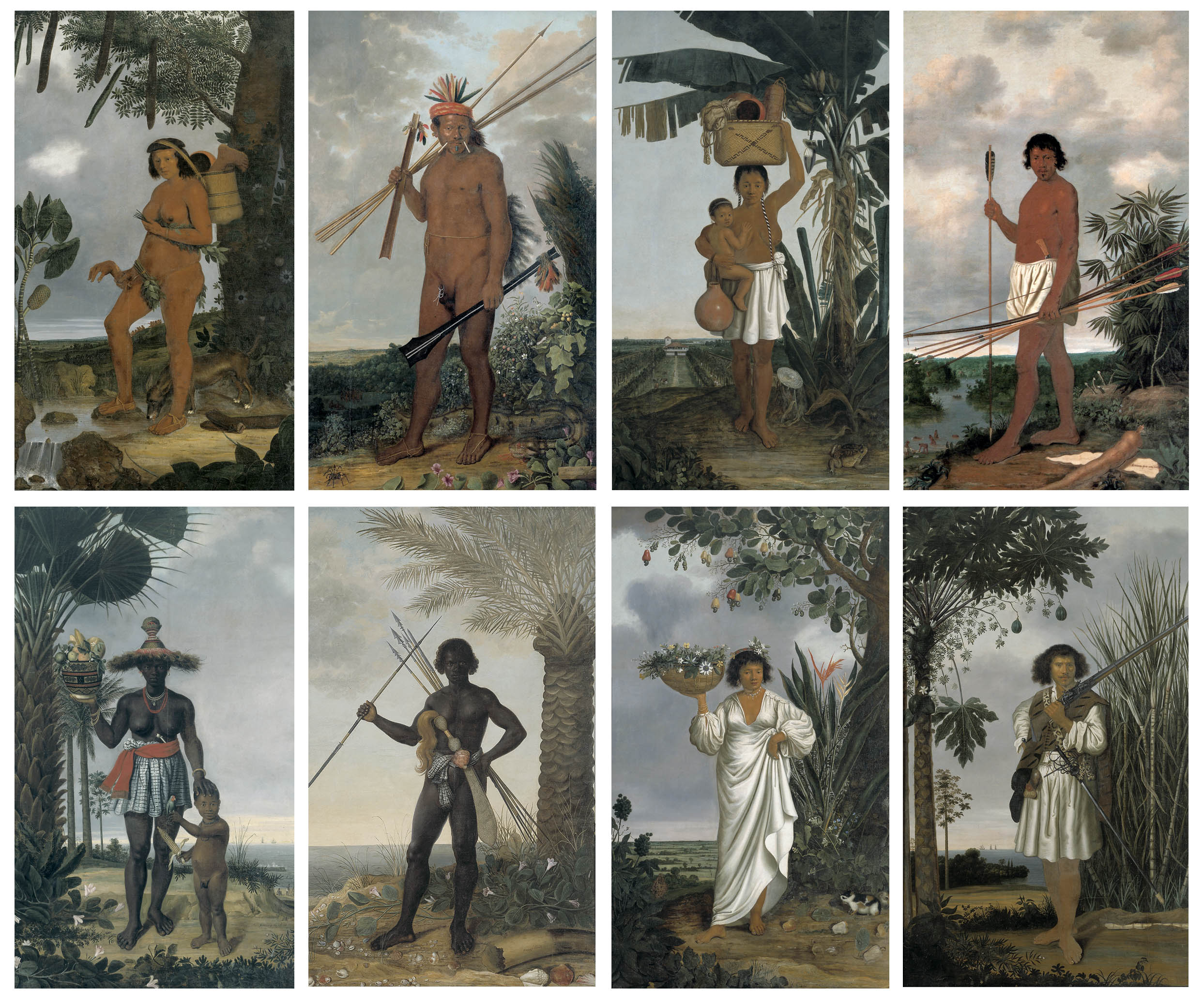 <p>Albert Eckhout’s Series of Eight Figures</p>