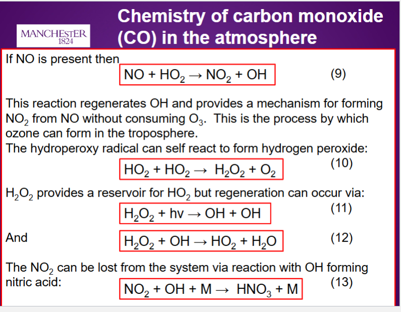 <p>In a polluted environment. </p>