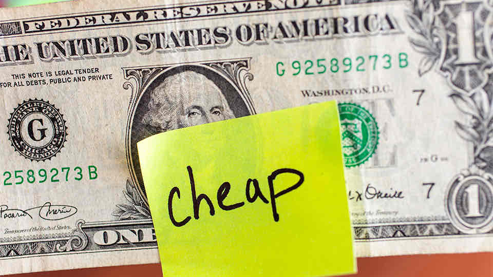 <p>Cheap money </p>