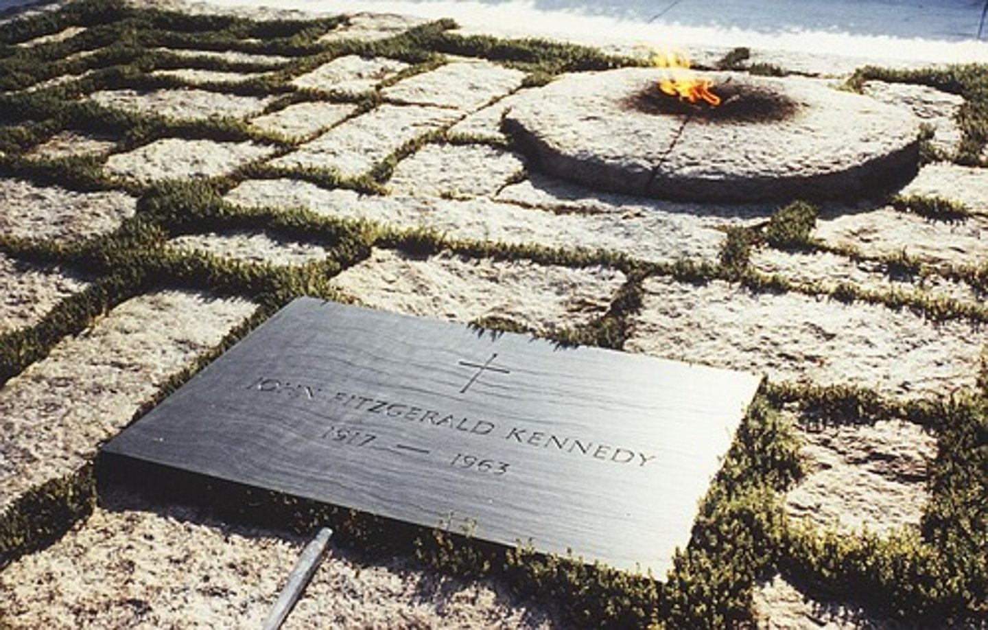 <p>National Monument present at JFK's grave site</p>
