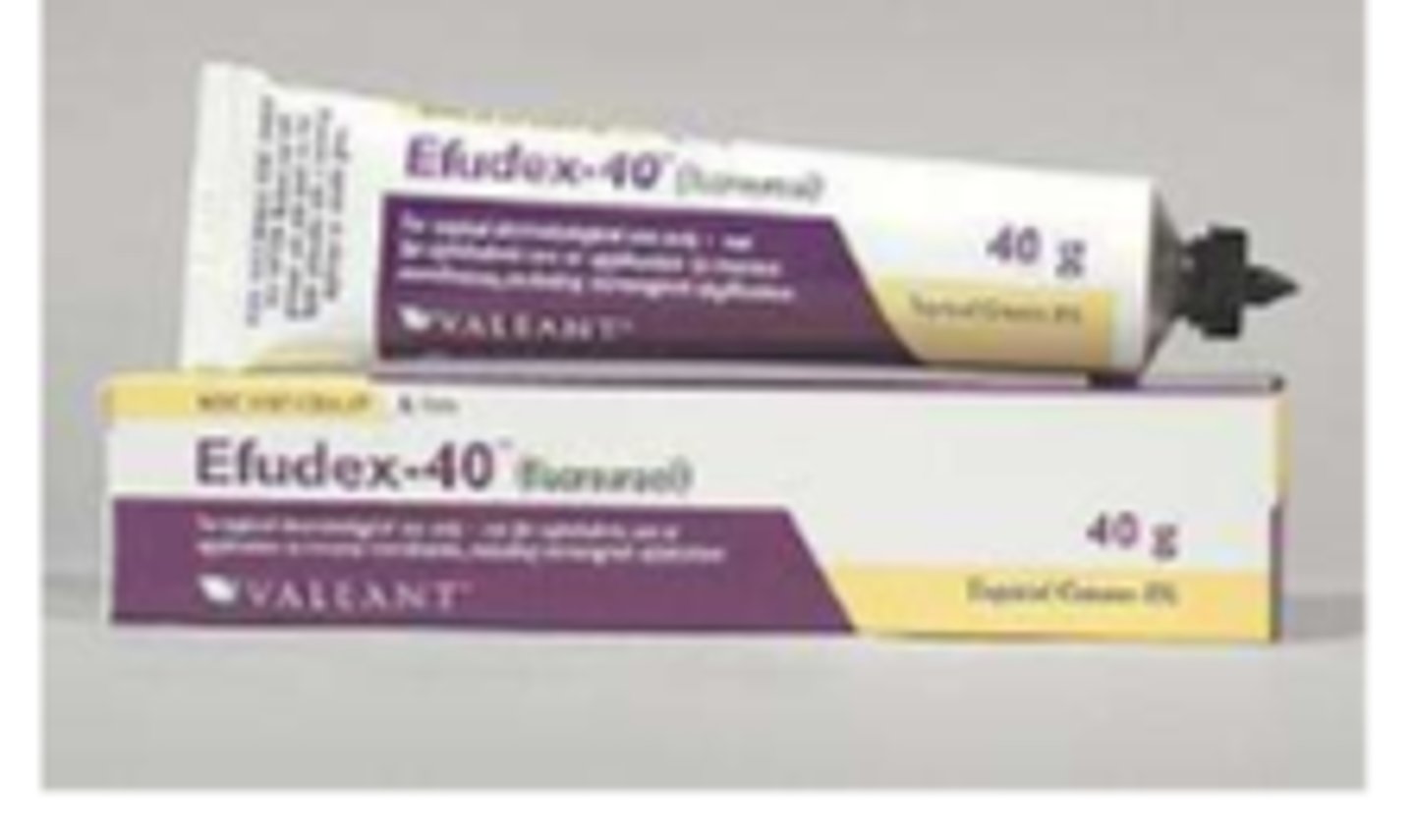 <p>- antimetabolite; interferes w DNA synthesis in rapidly dividing cells</p><p>1. systemic: cancer treatment</p><p>2. topical cream: actinic keratosis, squamous cell carcinoma, basal cell carcinoma, etc</p>