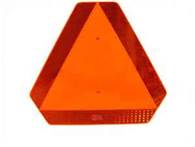 <p>vehicles displaying this orange color triangular sticker are </p>