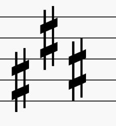 <p>3 sharps major</p>