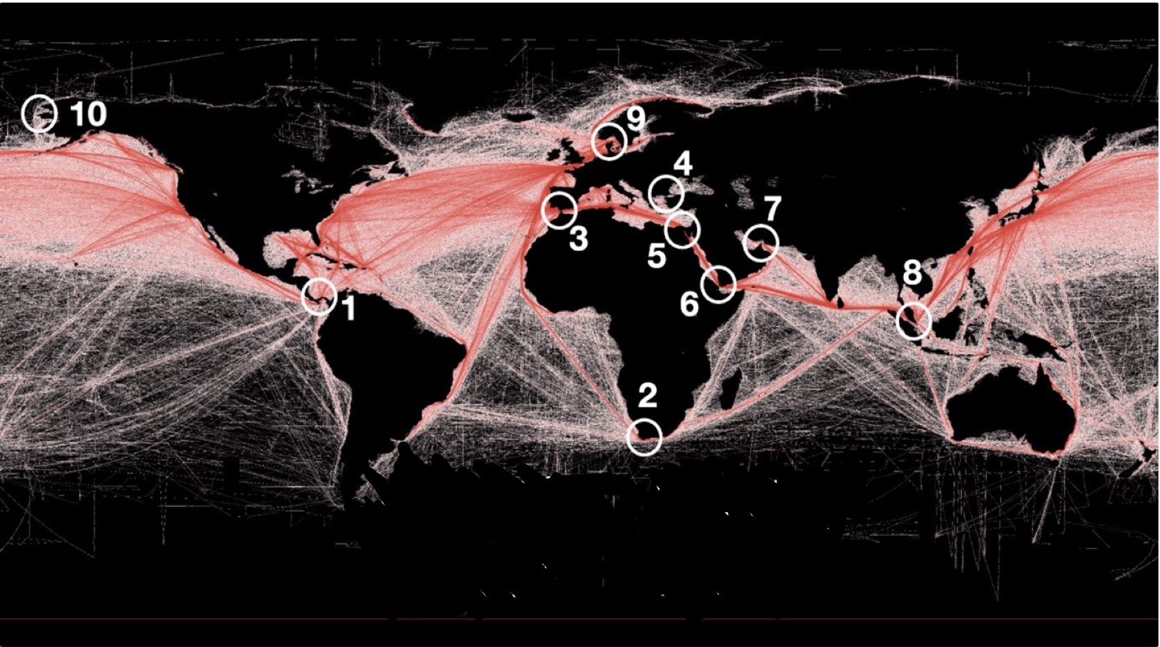 <p>maritime choke points</p>