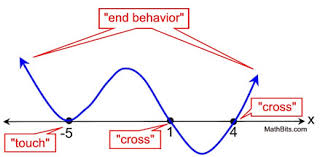 <p>bounces off the x axis</p>