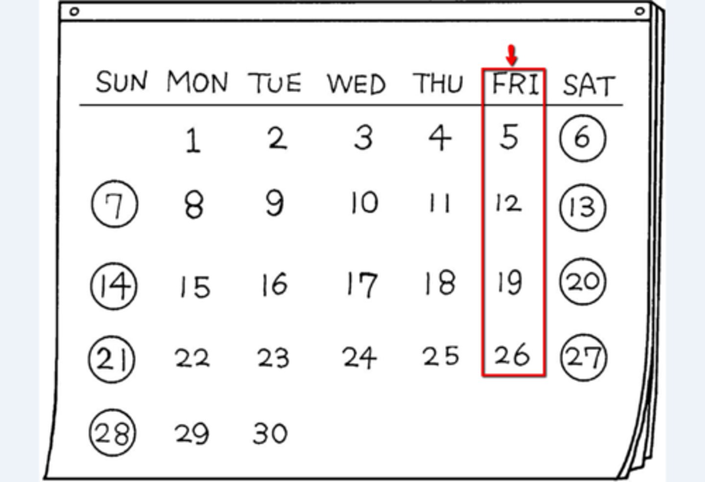 <p>viernes</p>