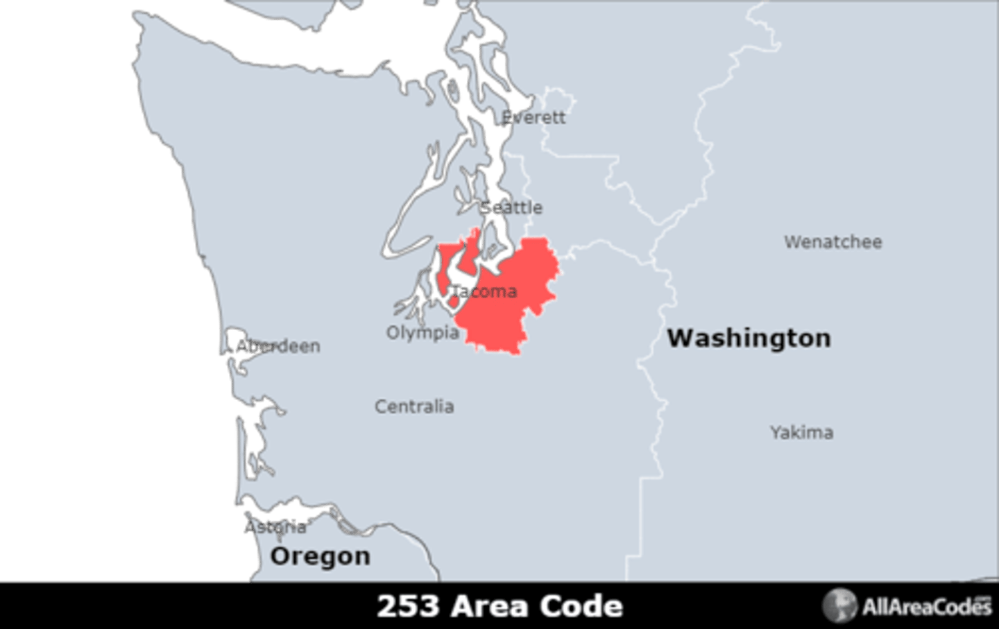 <p>Area code 253 is the area code for Tacoma, WA and the surrounding areas. It is the only area code that serves the area.</p>