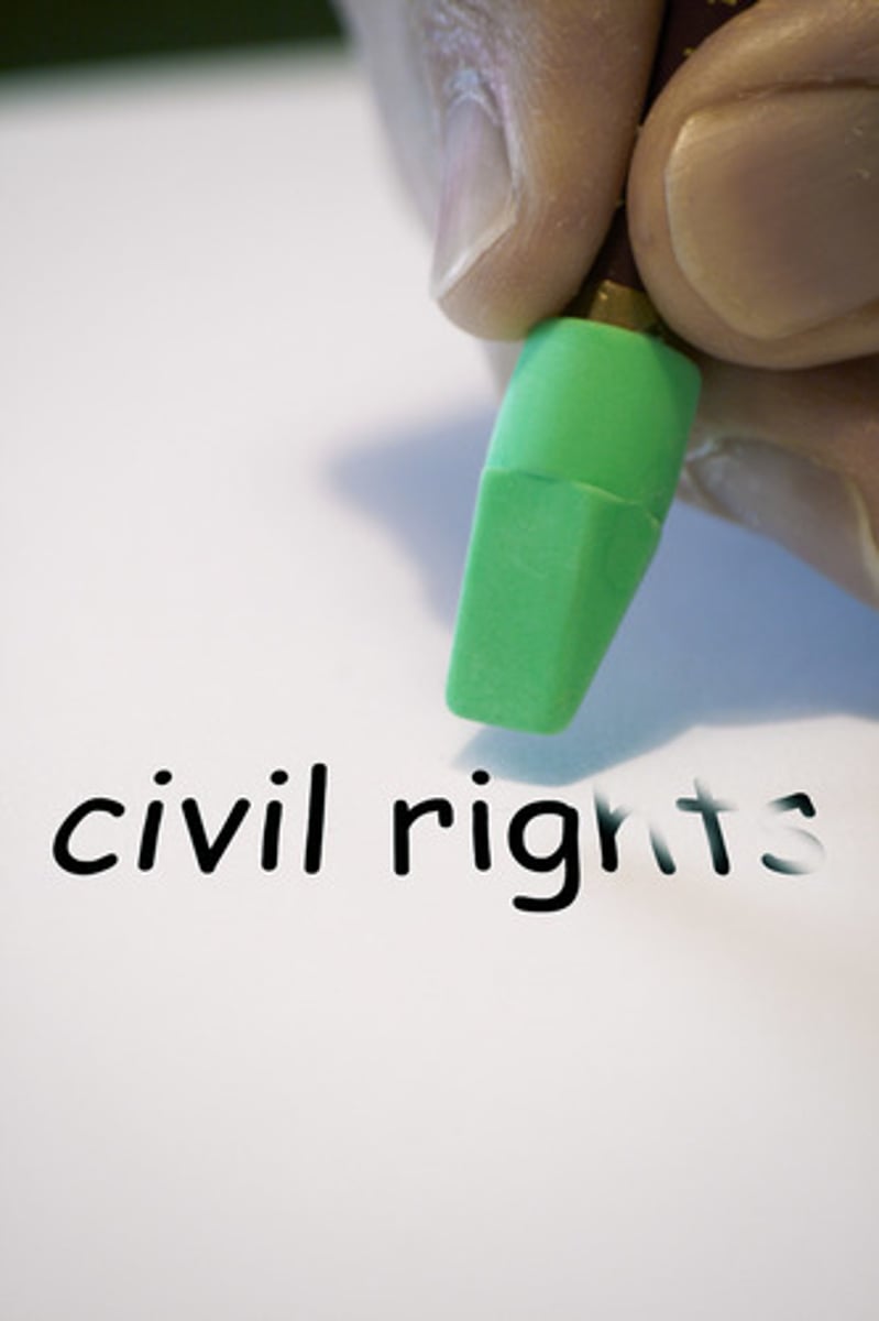 <p>the state of being deprived of a right or privilege, especially the right to vote.</p>