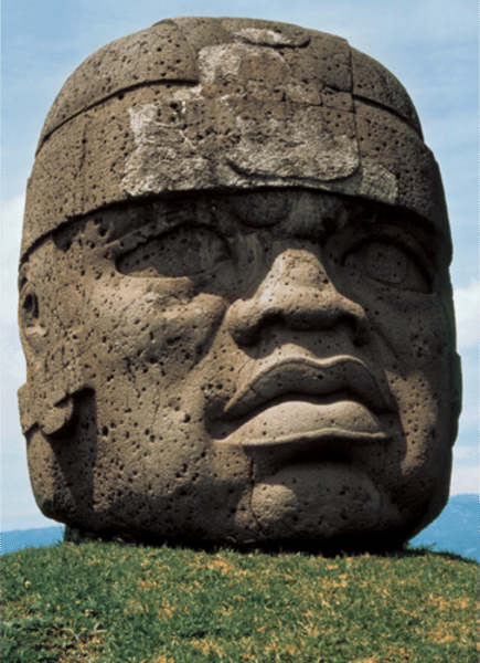 <p>San Lorenzo, Mexico; Olmec culture, 1200-900 BCE; carved from basalt</p>