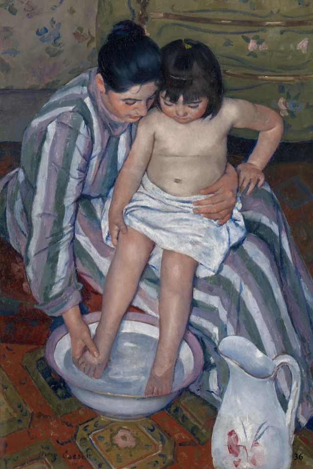 <p>The Child’s Bath, Mary Cassatt 1893</p>