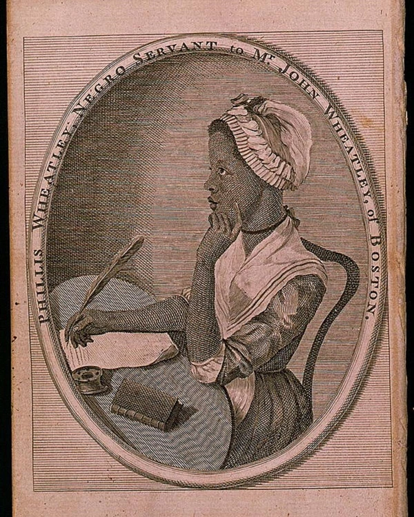 <p>renowned poet; 1st African American to publish a book of poetry “Poems on Various Subjects, Religious and Moral” 1773</p>