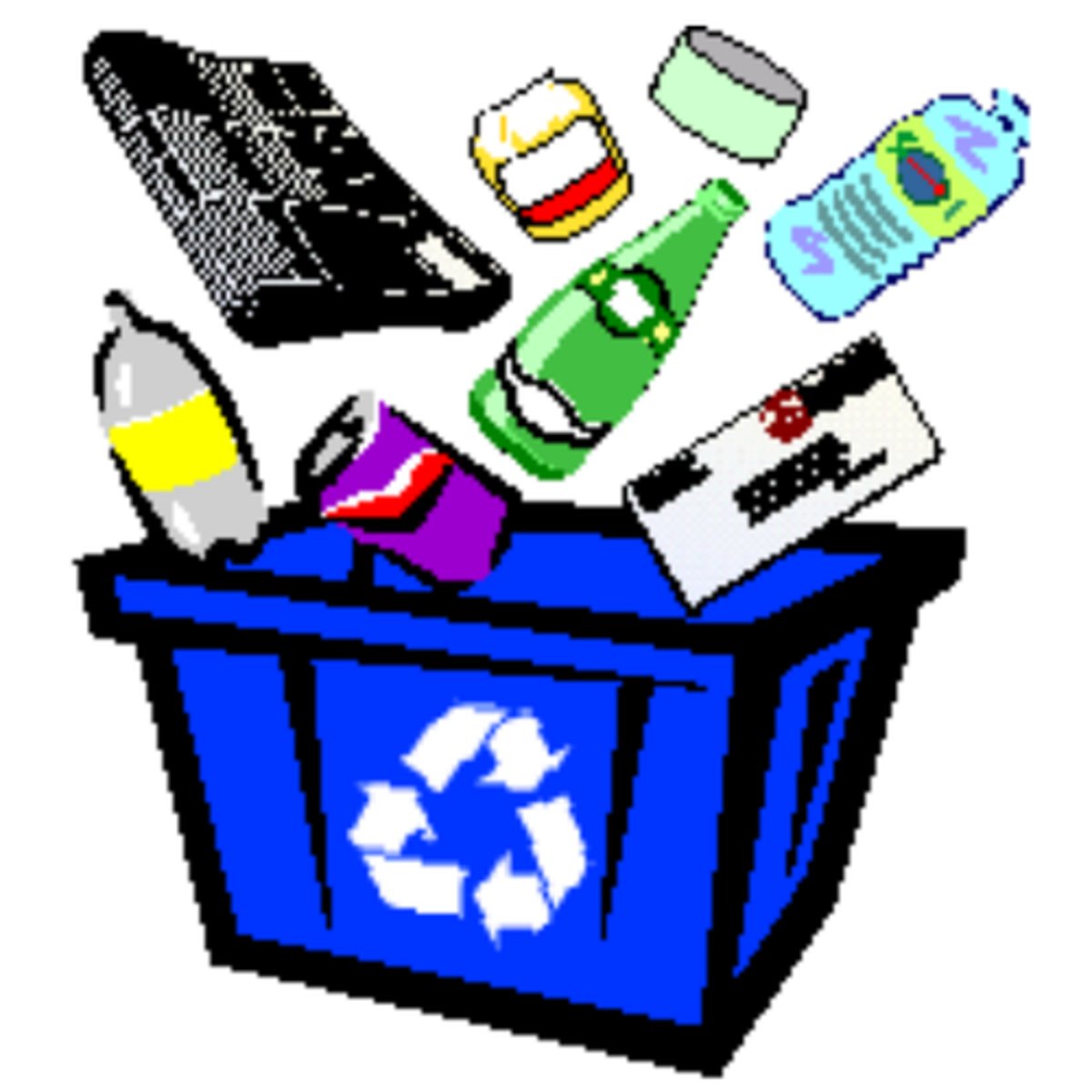 <p>take out the recycling</p>