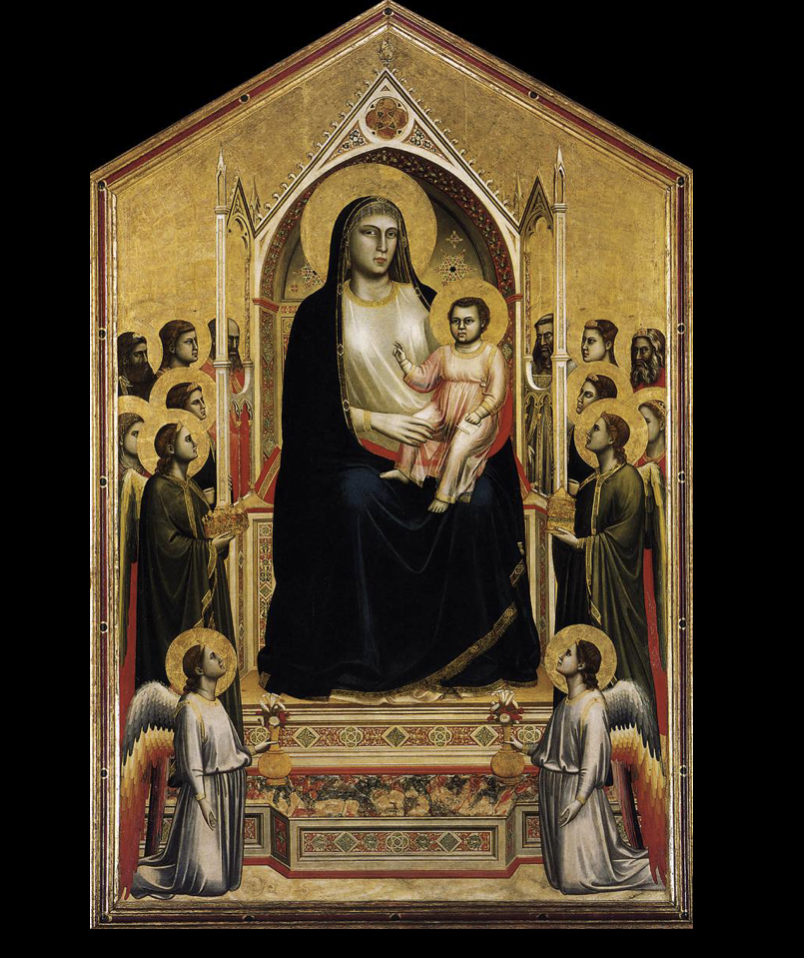 <p>“Madonna Enthroned”</p>