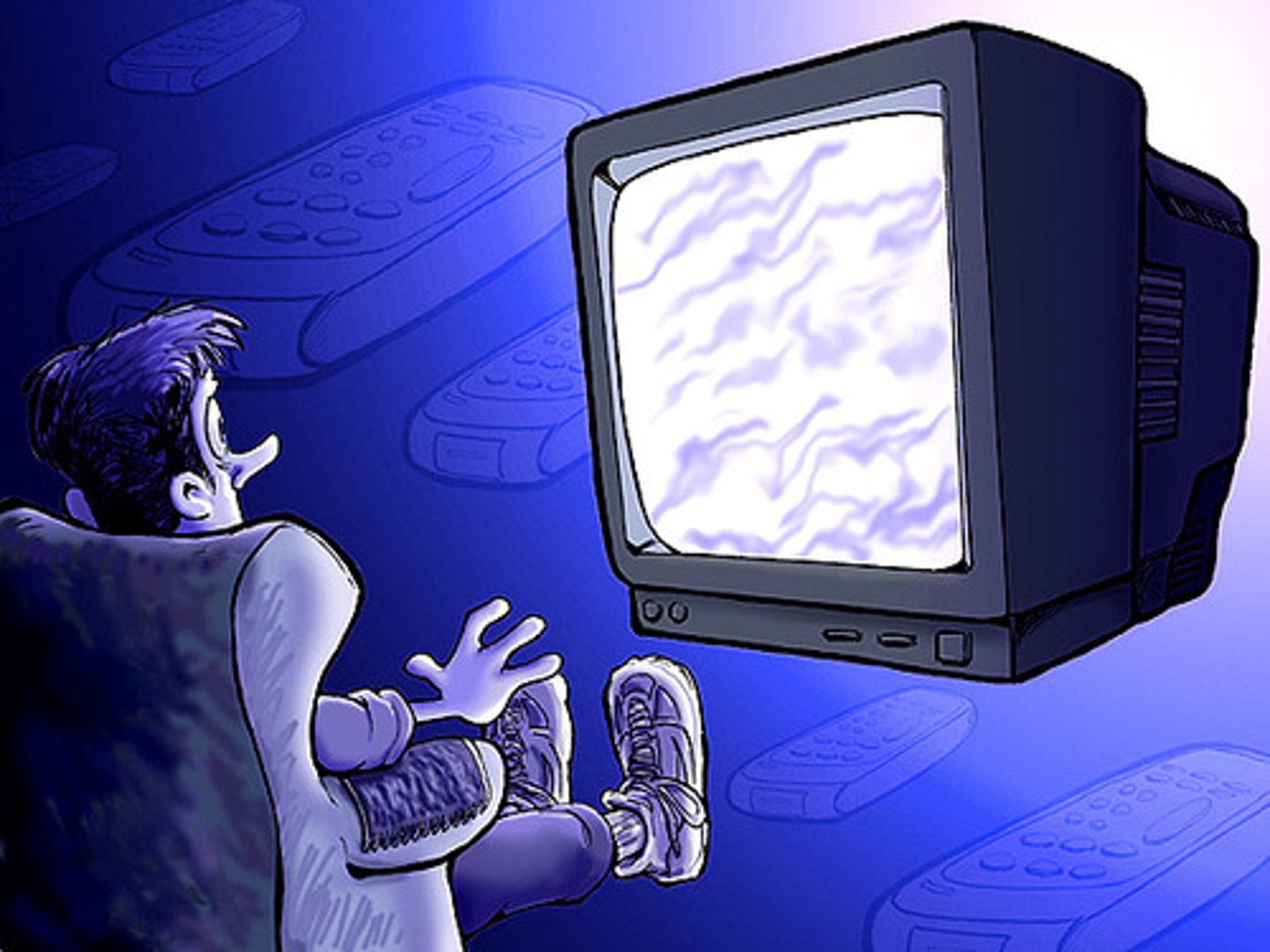 <p>to watch television</p>