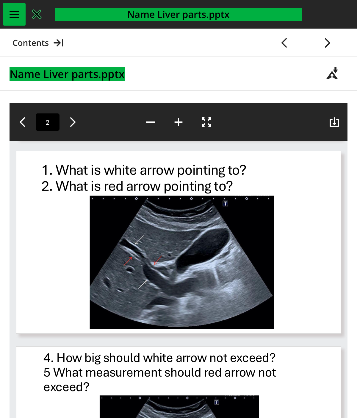 <p>1.what is the white arrow pointing to </p>