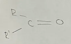 <p>Carbonyl (Ketone) Functional Group</p><p>end in -anone</p><p>General formula C<sub>n</sub>H<sub>2n</sub>O (R-CO-R’)</p>