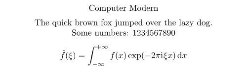 <ol start="3"><li><p>“Modern” types, such as Computer Modern and Bodoni</p></li></ol>