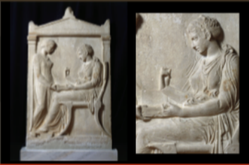 <p>GRAVE STELE OF HEGESO</p>