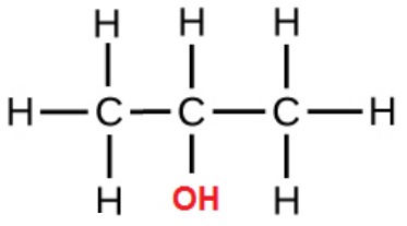 <p>OH attached to a C with TWO other Cs</p>