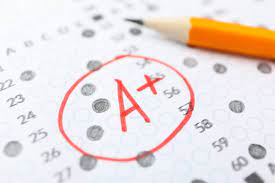 grade (on an assignment)