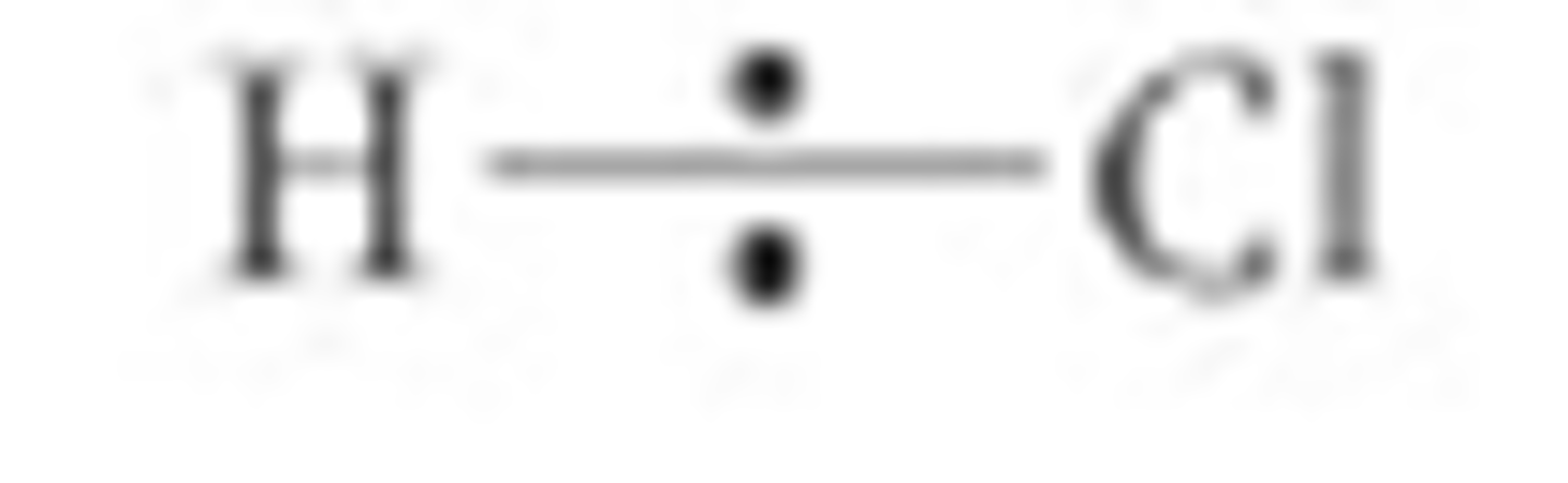 <p>By putting two dots over the bond</p>