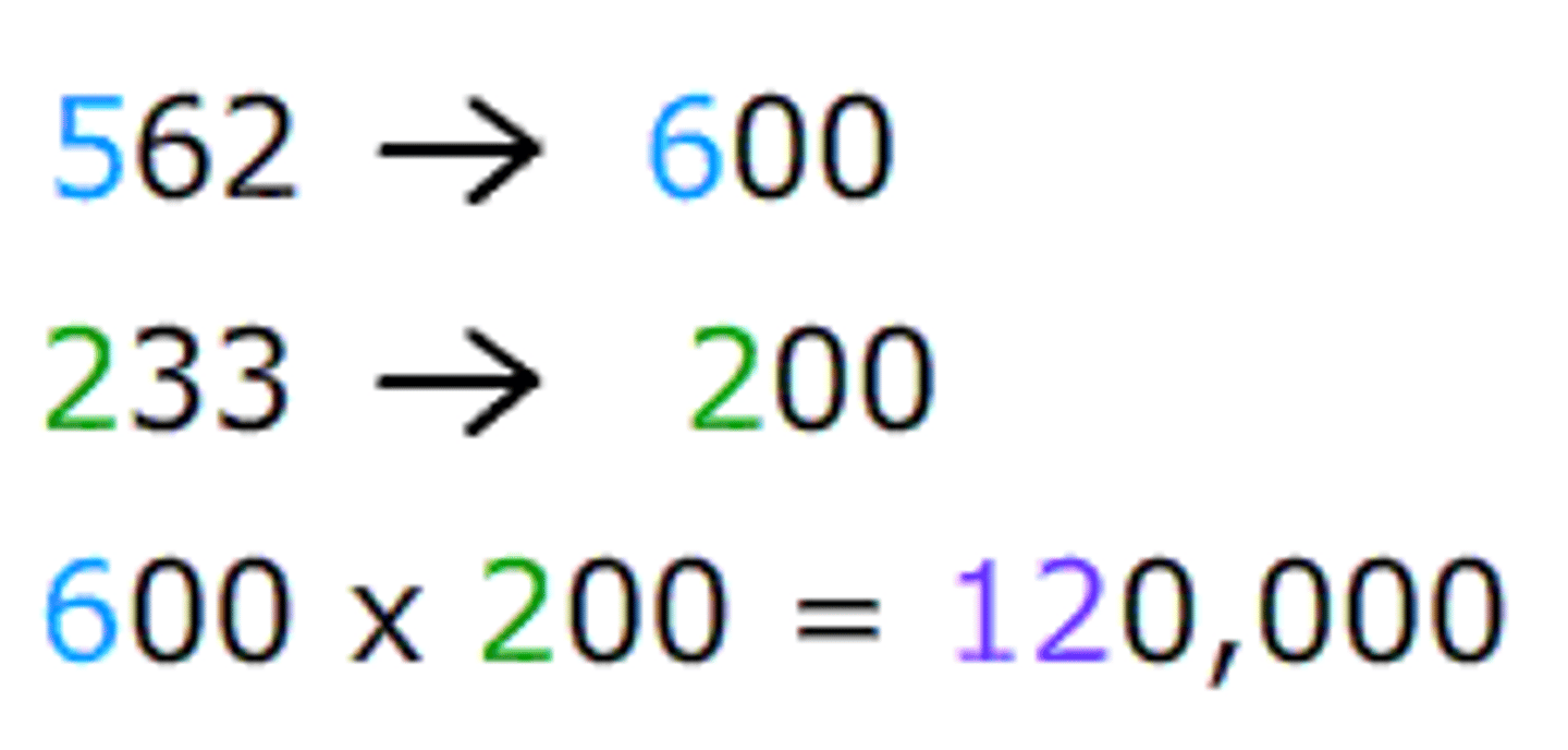 <p><span>ước tính + to guess or calculate a value + (v)</span></p>