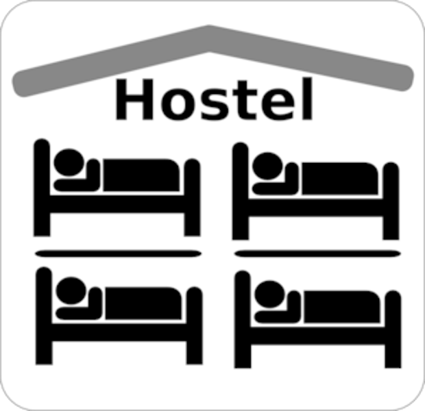 <p>hostel; inn</p>