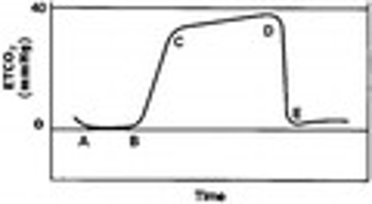 <p>exhaled oxygen</p>