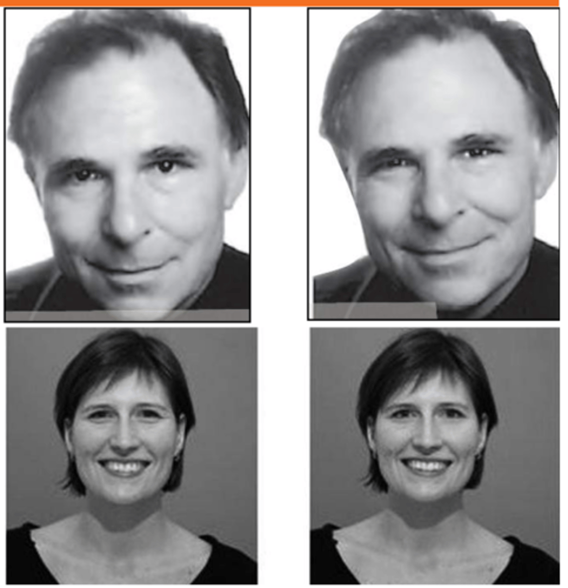 <p>a smile that expresses true enjoyment, involving both the muscles that pull up the lip corners diagonally and those that contract the band of muscles encircling the eye.</p>