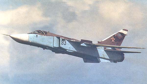 <p>FENCER D, Sukhoi Su-24M/MK Су-24М/МК (Ground attack, often with AS weapons, Rectangular intakes, variable sweep wings)</p>