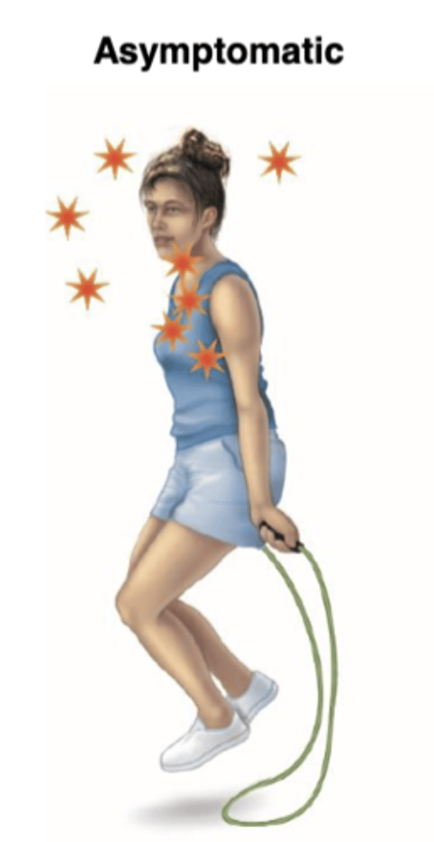 <p>shows no symptoms</p>