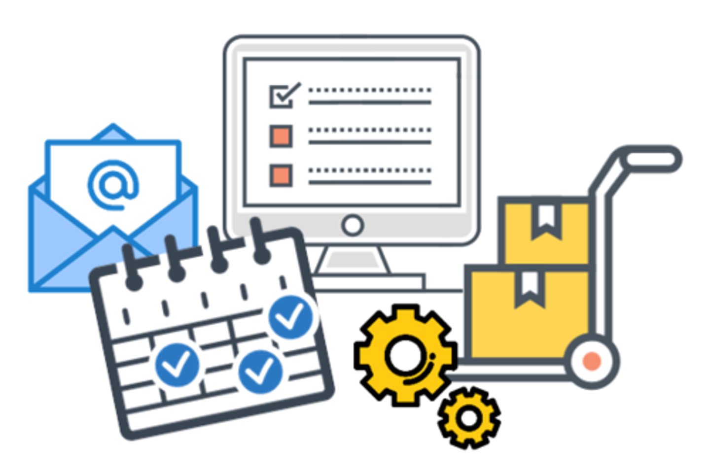 <p>computerized systems that manage various functions within a facility that are not directly related to patient care (email, supply chain management, staff scheduling, etc.)</p>