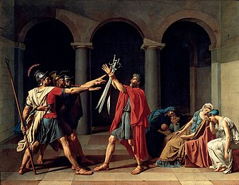 <p>Oath of the Horatii</p>