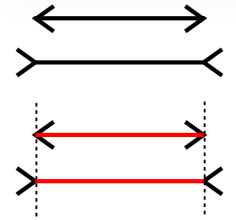 Muller-Lyer illusion