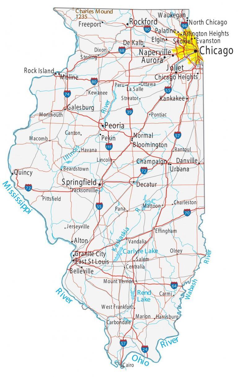 <p>M<span>ap that shows the location of geographic features and political boundaries</span></p>