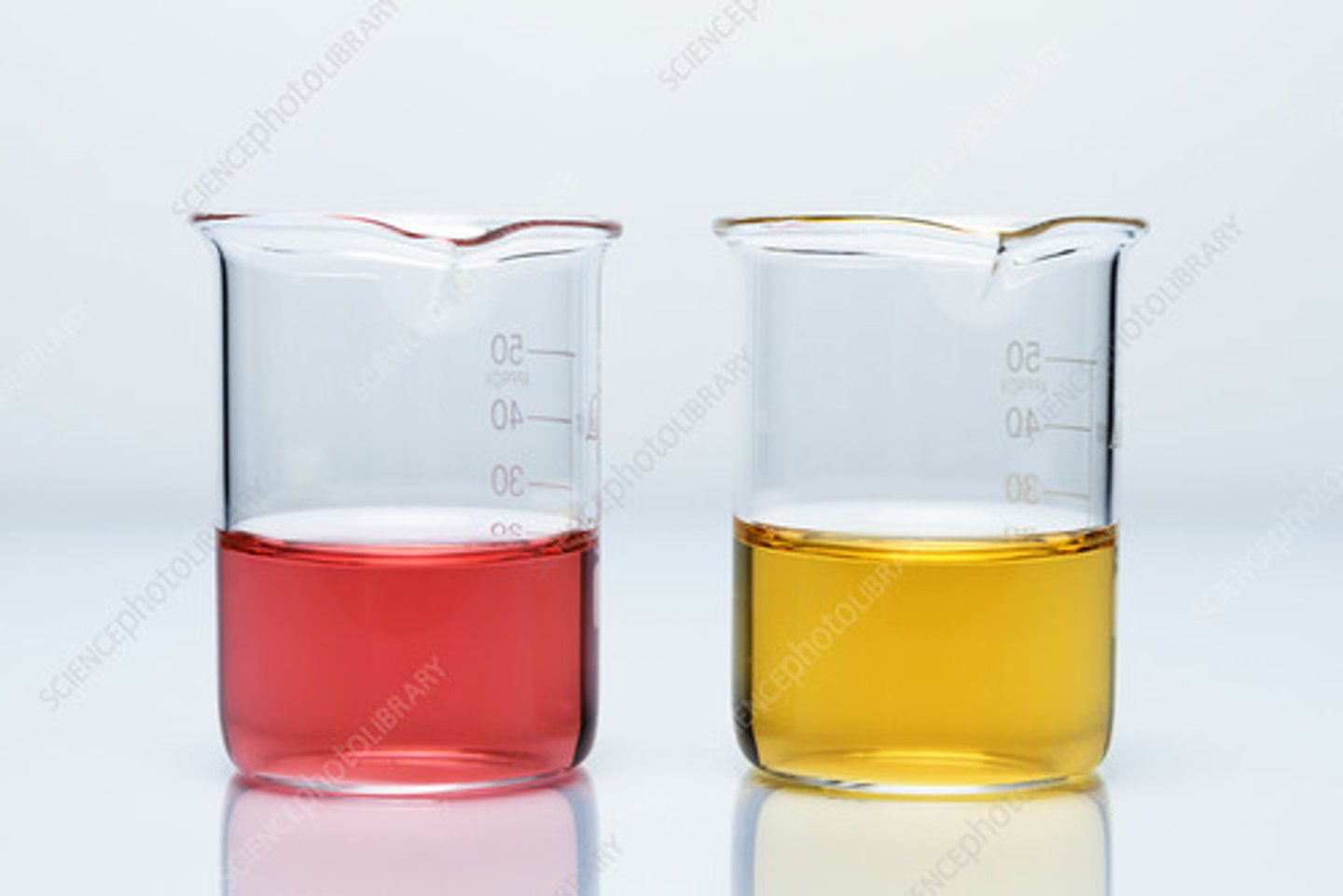 <p>turns from YELLOW to RED when adding acid to an alkali</p>