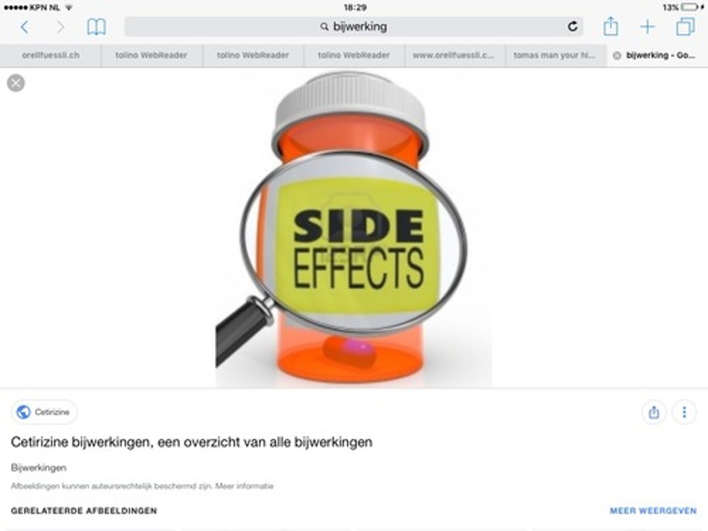 <p>Een bekende _______ van dit medicijn is dat u erg moe kunt worden. | NL: Een onbedoeld, extra effect van een medicijn (bijvoorbeeld hoofdpijn of misselijkheid). | EN: The side effect</p>