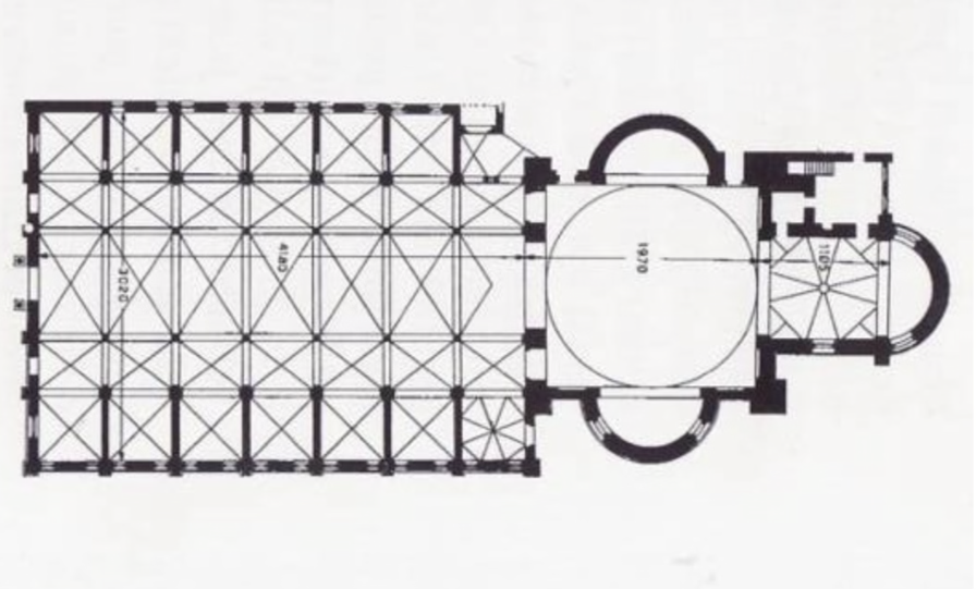 <p>Église Santa Maria delle grazie, Milan RENAISSANCE classique </p><p>BRAMANTE </p>