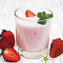 <p>strawberry yogurt</p>