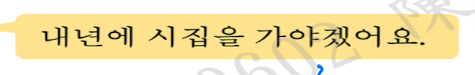 <p>出嫁 V. [漢]</p><p></p><p><strong>시집（媤姪、</strong>适嫁<strong>）</strong> </p><ul><li><p><strong>漢字詞「媤姪」</strong>（시집）：指丈夫的家、婆家</p></li></ul><p></p><p>언니가 다음 달에 시집을 가요.（姊姊下個月要出嫁。）</p>