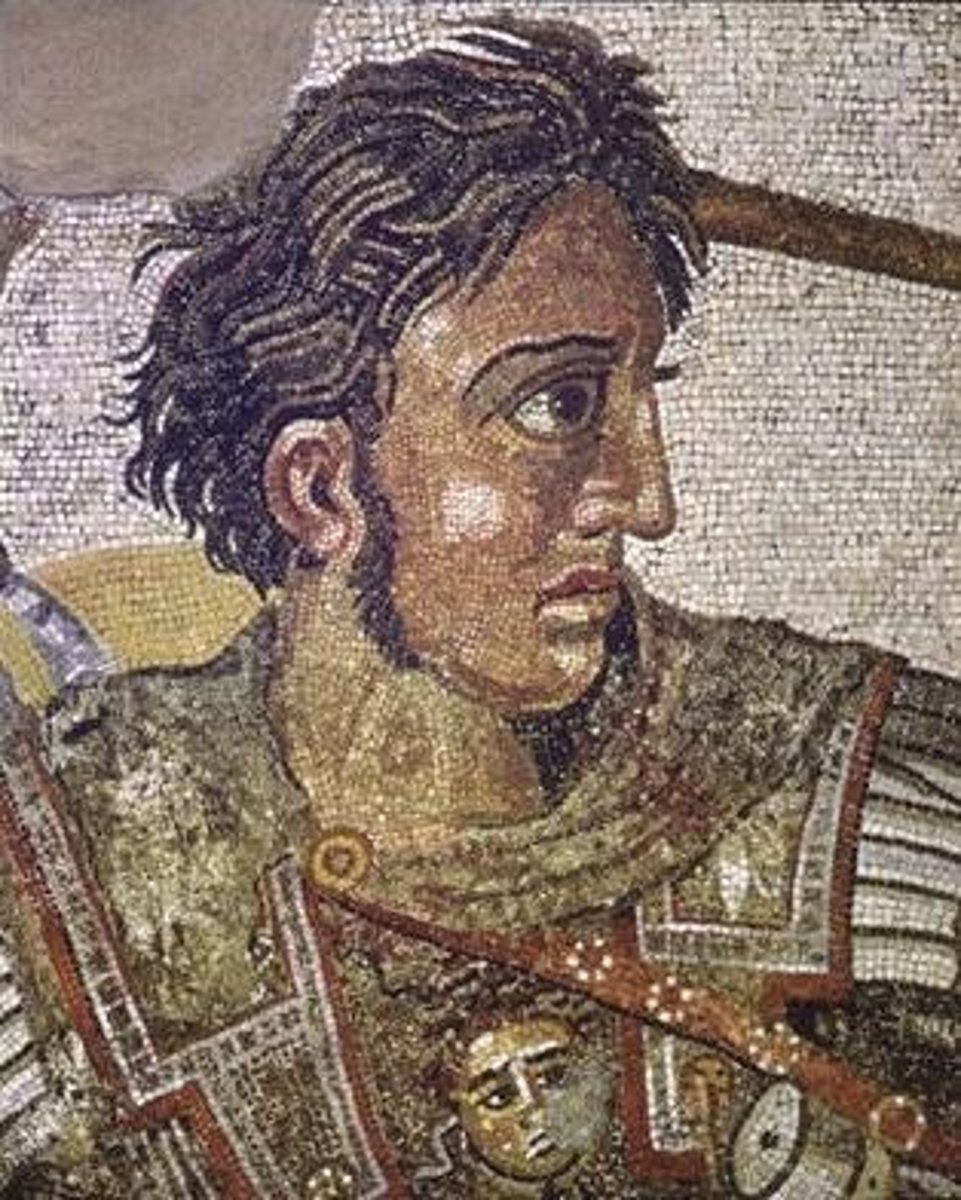 <p>son of Philip II and King of Macedonia who conquered Greece, Egypt, and the Persian Empire</p>