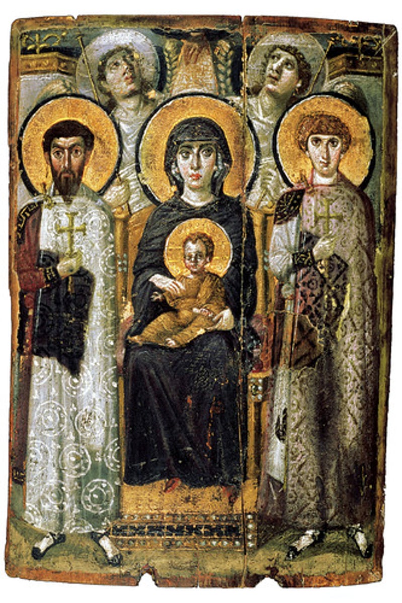 <p>Early Byzantine Europe</p><p>Sixth or early seventh century C.E.</p><p>Encaustic on wood</p>