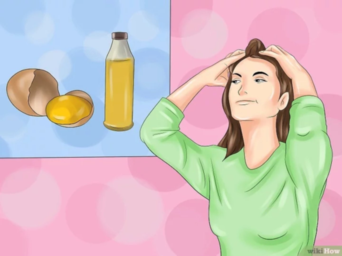 <p>to rub one's scalp</p>