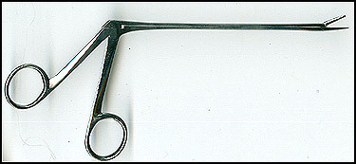 <p>used to remove foreign bodies</p>