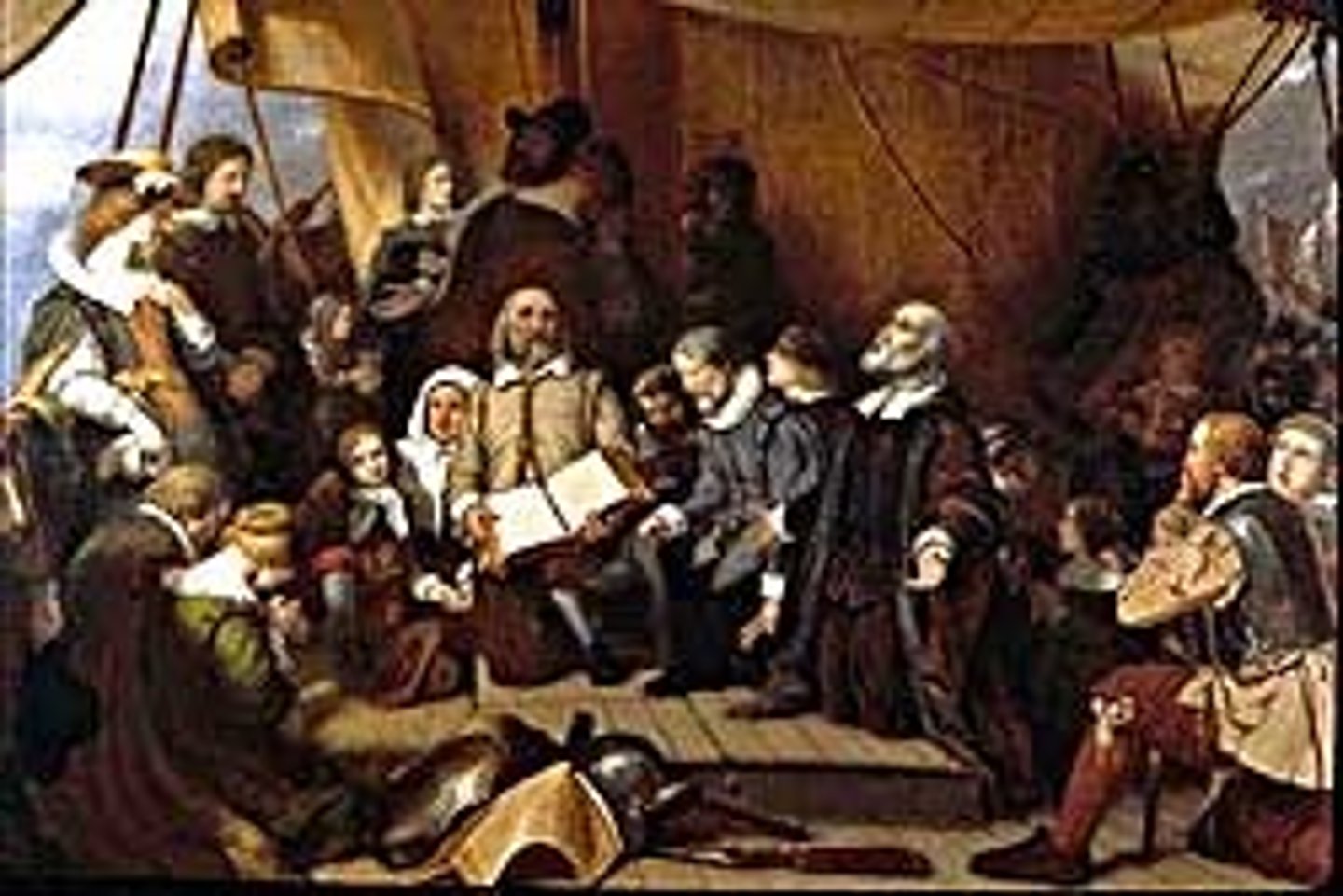 <p>A purely democratic form of government common in the colonies, and the most prevalent form of local government in New England. In general, the town's voting population would meet once a year to elect officers, levy taxes, and pass laws.</p>