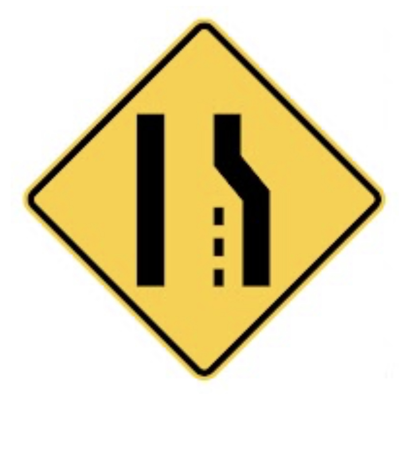 <p>This yellow warning sign means</p>
